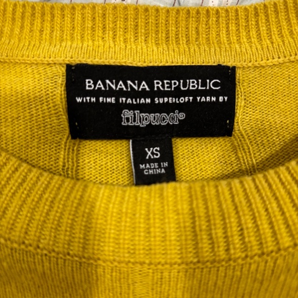 BANANA REPUBLIC FILPUCCI MERINO WOOL SWEATER - Picture 6 of 7